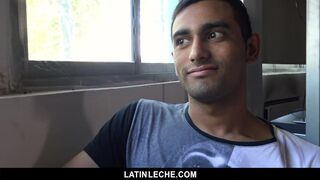 LatinLeche - Shy Latin straight guy barebacked on camera for money