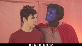 Black Godz - ebony meat Stud Interracial Fucking With Twink