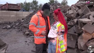 German Teen Anni Let Stranger Fuck Her Outside To Made Deal