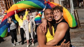 Interracial gay assfucking after pride - Trent King & Felix Fox