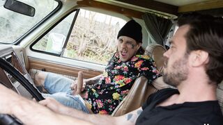 Gay hitchhiker fucking motorhome owner - Bo Sinn & James Fox