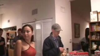 Sexy Blonde love Meat 3some Freshman Fantasy