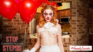 Stop Clowning Around Step Sister! - HALLOWEEN edition