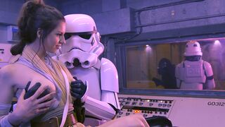 BRAZZERS Star wars : Force awakens ass pumping parody with Stella Cox