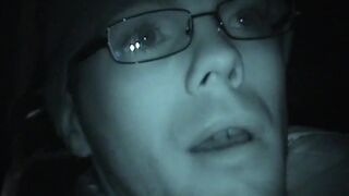 Petite teen licked out in night vision