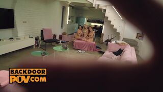 P-O-V - Fucking your three sexy roomates Holly Molly, Irina Cage & Lulu Love