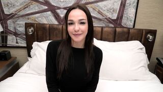 WOW this stunning teen has 32DD Natural tits