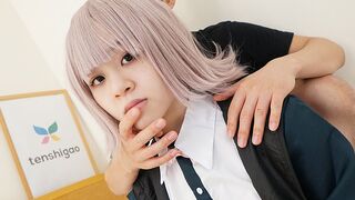 Cutie Saeko Ishiki comes to see us with a charming cosplay