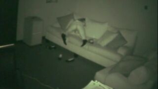 Hot solo teen in b & w caught masturbating