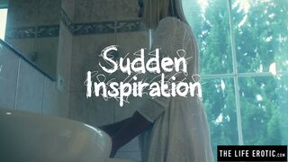 Naughty blonde Nastya C is masturbating & pissing