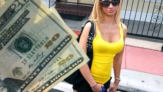 Adorable Blondie Gets Tricked on the Bus