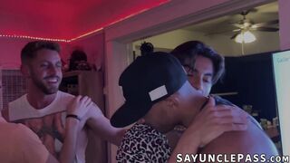Jordan Lake got gangbanged by sexy men at a wild & wet party