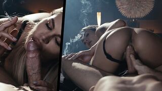 Hot Mistress Tasting Cum Straight From Her Cunt While Smoking - Zlata Shine Smoke Cigarette Fetish