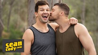Justin Dominates Brysen with Intense Assfucking Pounding