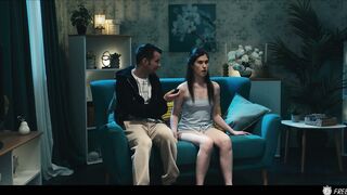 Russian Chick Facefucked While the Time is Frozen - Hot Pearl Time Stop Scifi Fre