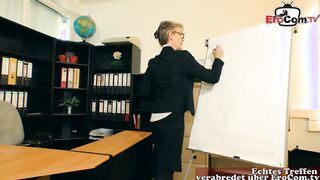 Financial Help Takes a Steamy Turn for This Mature Counselor & Her Client