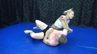 Princess Nikki Dominates in a Wild Wrestling threeway on the Mat